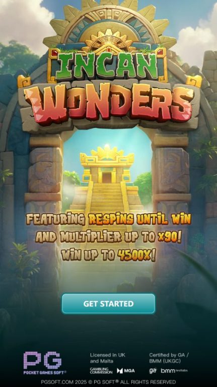 หน้าแรกของเกม Incan_Wonders
