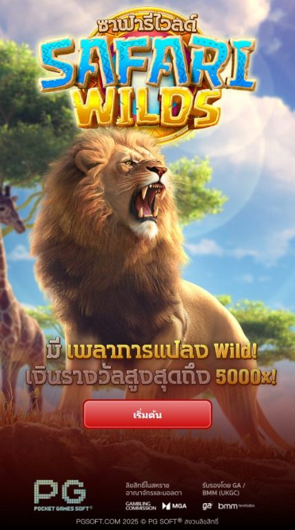 หน้าแรกของเกม Safari_Wilds