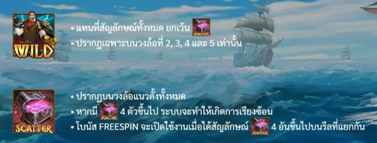 สัญลักษณ์ของเกม Golden Sea