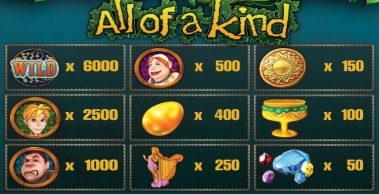 สัญลักษณ์ทั้งหมดในเกม Beanstalk