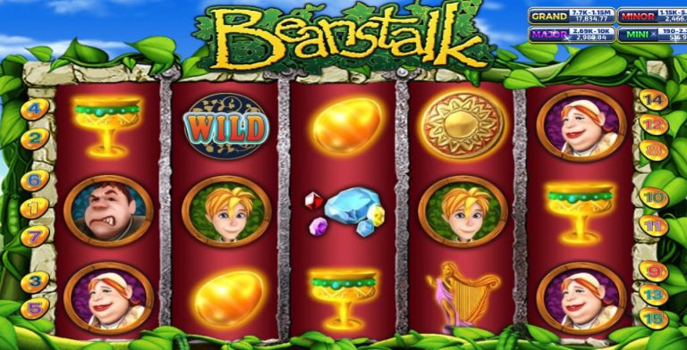 หน้าแรกของเกม Beanstalk